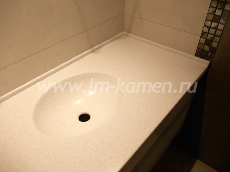 Овальная мойка для ванной Hi-Macs VW01 — www.lm-kamen.ru