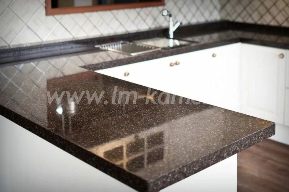 Столешница из акрила Corian DuPont Deep Storm — www.lm-kamen.ru