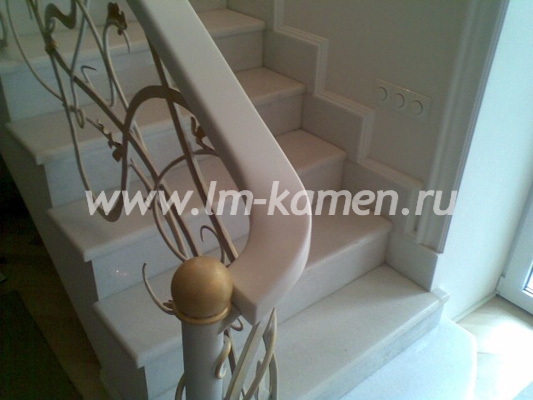 Лестница из искусственного акрилового камня Hanex — www.lm-kamen.ru
