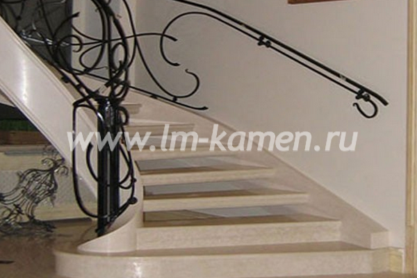 Лестница из акрилового камня Tristone T-003 — www.lm-kamen.ru