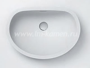 Раковина из искусственного камня в ванную DuPont Corian 831