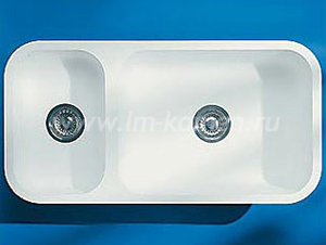 Двойная мойка DuPont Corian 873