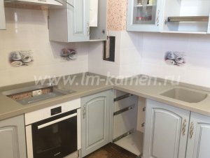 Столешница из акрилового камня DuPont Corian Raffia