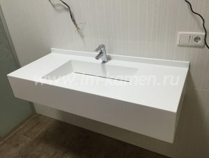 Прямоугольная раковина Staron BW010 Bright White