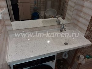 Столешница в ванную Staron SM411 Midnight