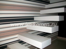 Лестница из искусственного камня DuPont Corian