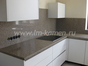 Столешница и стеновая панель из искусственного камня Corian