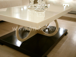 Стол из акрилового камня Staron Solid Pearl (SP011)